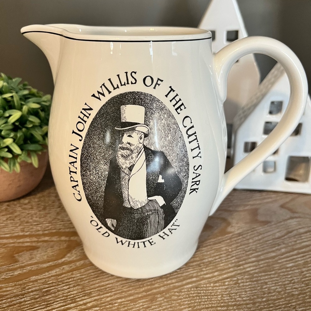 Captain John Willis Ceramic Pitcher